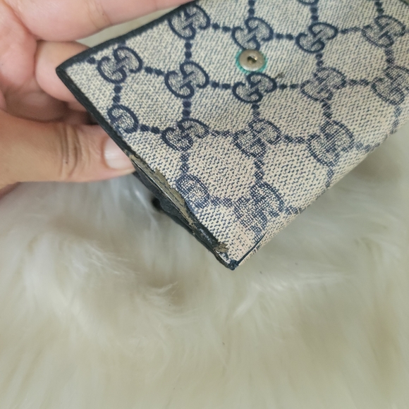 100% Authentic Gucci vintage web sherry line wallet - Picture 6 of 11